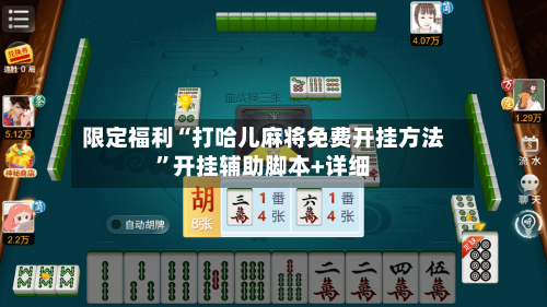 限定福利“打哈儿麻将免费开挂方法	”开挂辅助脚本+详细-第2张图片