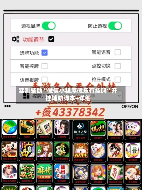 实测辅助“微信小程序微乐有挂吗	”开挂辅助脚本+详细-第2张图片