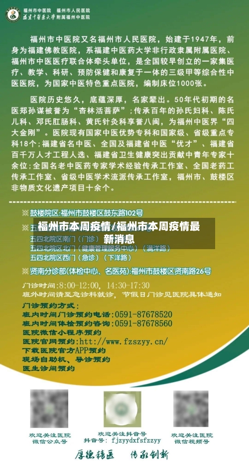 福州市本周疫情/福州市本周疫情最新消息