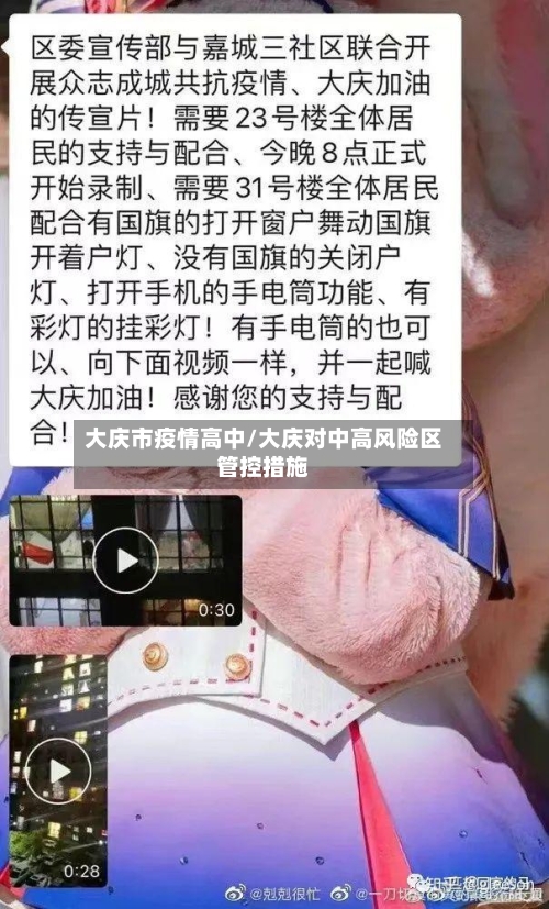 大庆市疫情高中/大庆对中高风险区管控措施