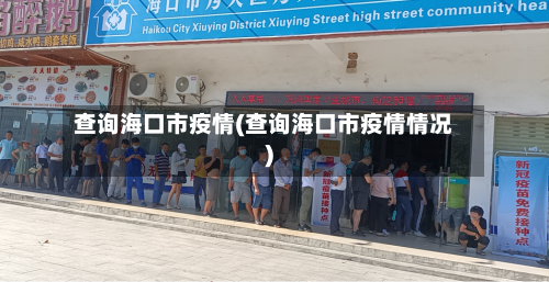 查询海口市疫情(查询海口市疫情情况)