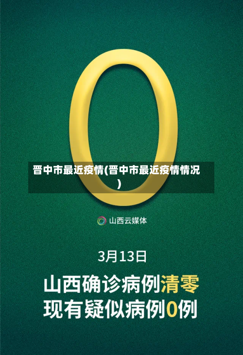 晋中市最近疫情(晋中市最近疫情情况)